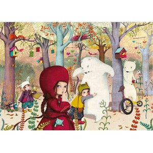 Puzzle Michele Wilson (W308-24) - "Encounter in the forest" - 24 pezzi