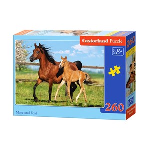 Castorland (B-27064) - "The Mare and her foal" - 260 pezzi