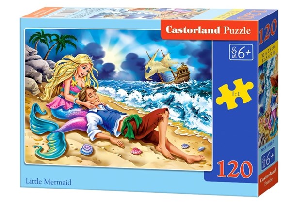 Castorland (B-13388) - "Little Mermaid" - 120 pezzi