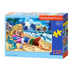 Castorland (B-13388) - "Little Mermaid" - 120 pezzi