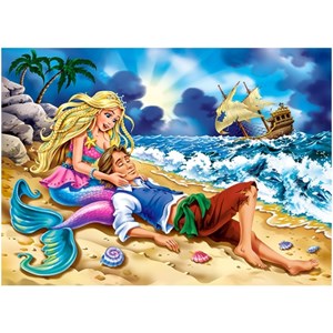 Castorland (B-13388) - "Little Mermaid" - 120 pezzi