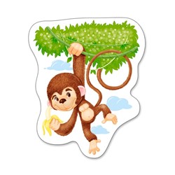 Castorland (B-005017) - "African Animals" - 3 4 6 9 pezzi