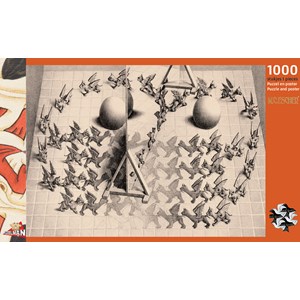 PuzzelMan (833) - M. C. Escher: "Magic Mirror" - 1000 pezzi