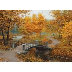 Eurographics (6000-0979) - Eugene Lushpin: "Autumn in an Old Park" - 1000 pezzi