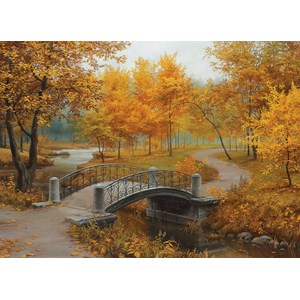 Eurographics (6000-0979) - Eugene Lushpin: "Autumn in an Old Park" - 1000 pezzi