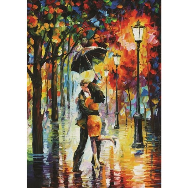 PuzzelMan (789) - Leonid Afremov: "Dance Under The Rain" - 1000 pezzi