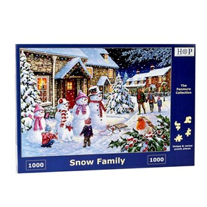 The House of Puzzles (4258) - "Snow Family" - 1000 pezzi