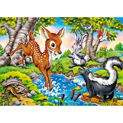 Castorland (B-27446) - "Forest Animals" - 260 pezzi