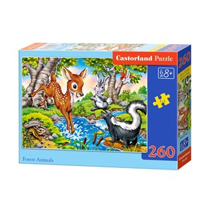 Castorland (B-27446) - "Forest Animals" - 260 pezzi