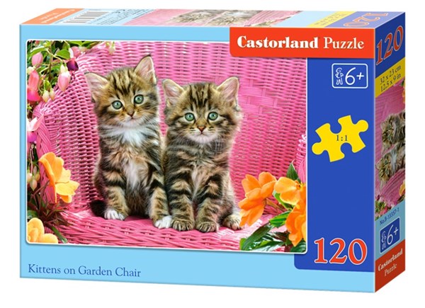 Castorland (B-13357) - "Kittens" - 120 pezzi
