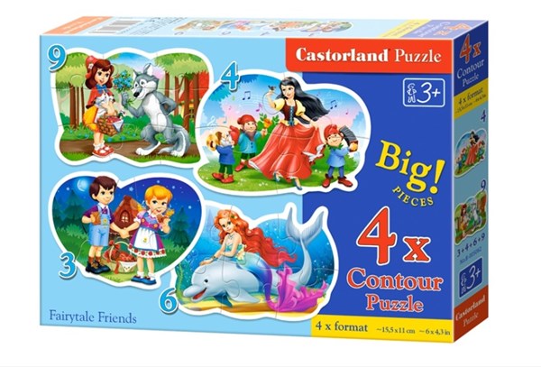 Castorland (B-005062) - "Fairytales Friends" - 3 4 6 9 pezzi