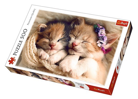 Trefl (37271) - "Sleeping kittens" - 500 pezzi