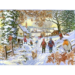 The House of Puzzles (4388) - "Snowy Walk" - 500 pezzi