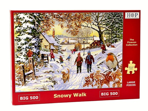 The House of Puzzles (4388) - "Snowy Walk" - 500 pezzi