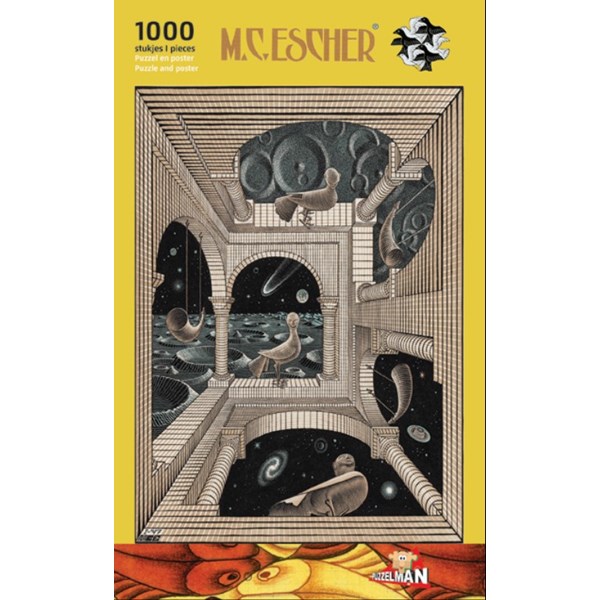 PuzzelMan (863) - M. C. Escher: "Different World" - 1000 pezzi