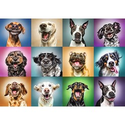 Trefl (10462) - "Funny Dog Portraits" - 1000 pezzi