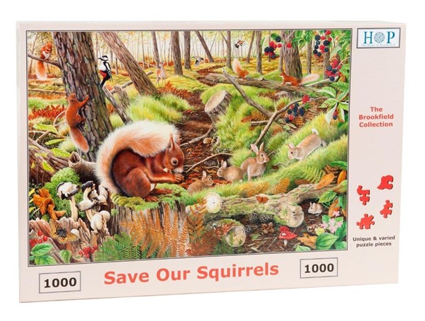 The House of Puzzles (3688) - "Save Our Squirrels" - 1000 pezzi
