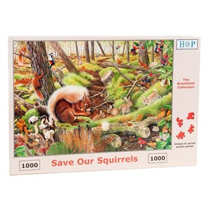 The House of Puzzles (3688) - "Save Our Squirrels" - 1000 pezzi