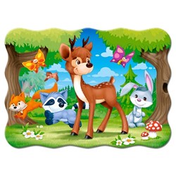 Castorland (B-03570) - "A Deer and Friends" - 30 pezzi
