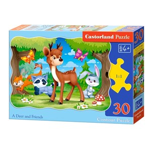 Castorland (B-03570) - "A Deer and Friends" - 30 pezzi