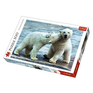 Trefl (37270) - "Polar bears" - 500 pezzi