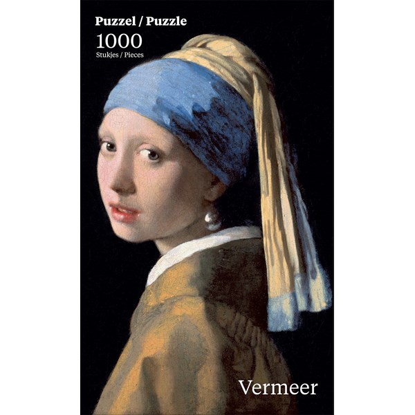 PuzzelMan (762) - Johannes Vermeer: "Girl with the Pearl" - 1000 pezzi
