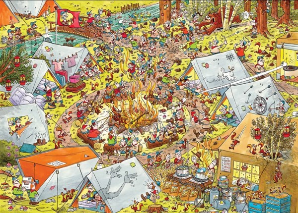 PuzzelMan (791) - Rene Leisink: "Scouting" - 1000 pezzi