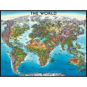 Ravensburger (16683) - "World Map" - 2000 pezzi
