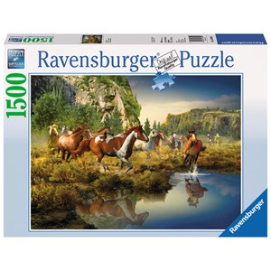 Ravensburger (16304) - Roberta Wesley: "Wild Horses" - 1500 pezzi