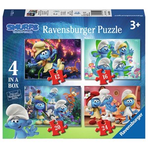 Ravensburger (06920) - "The Smurfs" - 12 16 20 24 pezzi