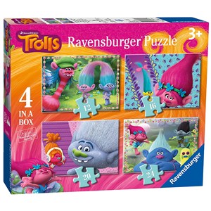 Ravensburger (06864) - "Trolls" - 12 16 20 24 pezzi