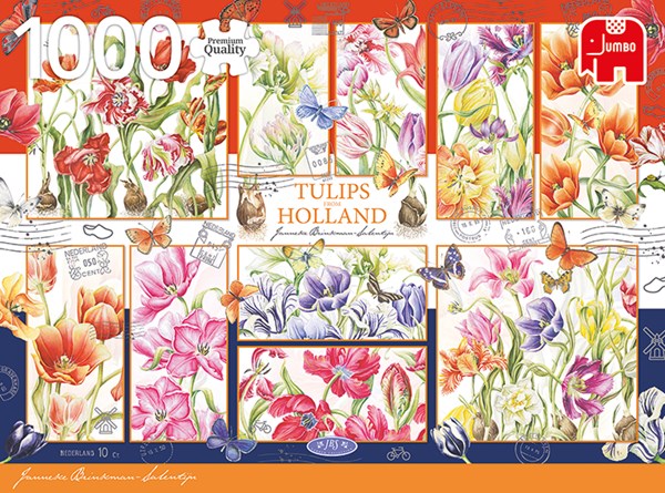 Jumbo (18852) - Janneke Brinkman: "Tulips from Holland" - 1000 pezzi