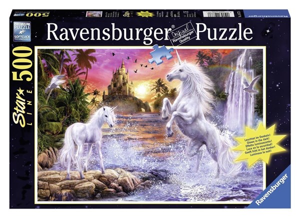 Ravensburger (14873) - "Unicorns At the River" - 500 pezzi