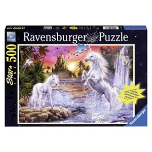Ravensburger (14873) - "Unicorns At the River" - 500 pezzi