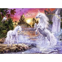 Ravensburger (14873) - "Unicorns At the River" - 500 pezzi