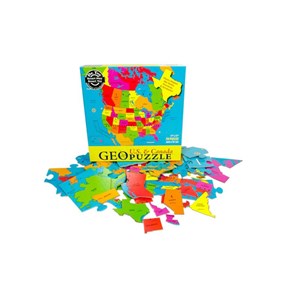 Geo Toys (GEO 104) - "United States & Canada" - 70 pezzi
