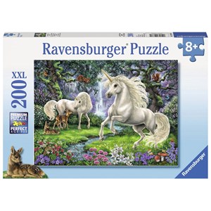 Ravensburger (12838) - "Mystical Unicorns" - 200 pezzi