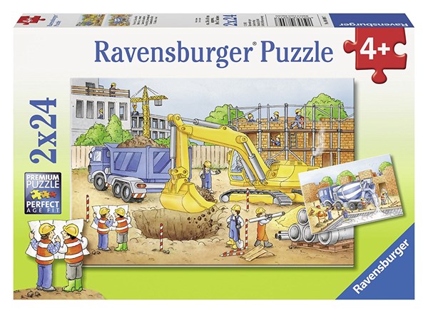 Ravensburger (08899) - "Construction Site" - 24 pezzi