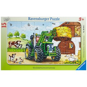 Ravensburger (06044) - "Tractor on the Farm" - 15 pezzi