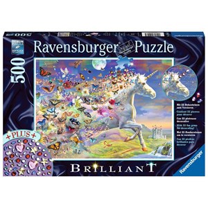 Ravensburger (15046) - "Butterfly Unicorn" - 500 pezzi