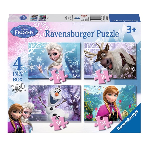Ravensburger (07360) - "Frozen" - 12 16 20 24 pezzi