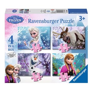 Ravensburger (07360) - "Frozen" - 12 16 20 24 pezzi