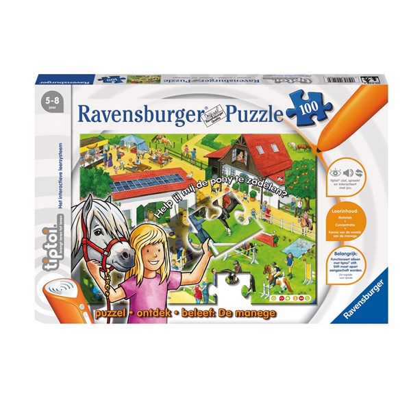 Ravensburger (005482) - "Tiptoi Equestrian Center" - 100 pezzi