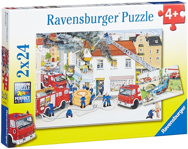 Ravensburger (08851) - "Busy Fire Brigade" - 24 pezzi