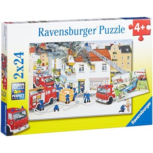 Ravensburger (08851) - "Busy Fire Brigade" - 24 pezzi
