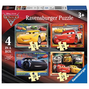 Ravensburger (06894) - "Cars 3" - 12 16 20 24 pezzi