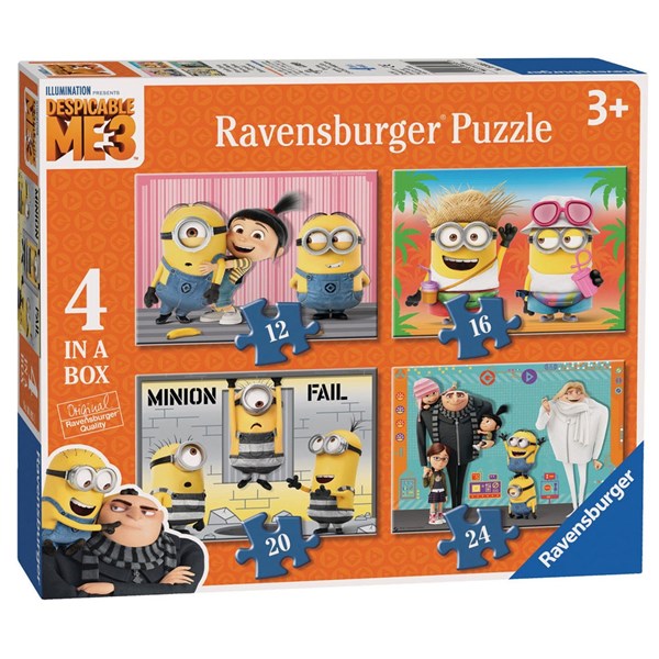 Ravensburger (06895) - "Despicable Me 3" - 12 16 20 24 pezzi