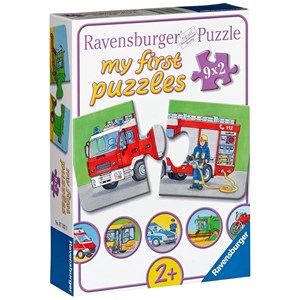 Ravensburger (07332) - "Emergency Vehicles" - 2 pezzi