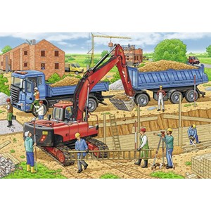 Ravensburger (07589) - "Busy Construction Site" - 12 pezzi