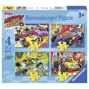 Ravensburger - "Mickey and the Roadster Racers" - 12 16 20 24 pezzi